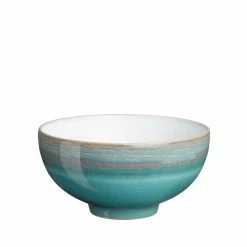 Best Sale 🧨 16.2 oz. Azure Coast Rice Bowl by Denby 😍
