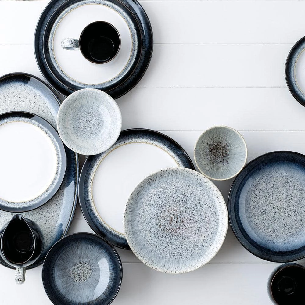 Buy ๐ Halo 4-Piece Contemporary Blue Clay Dinnerware Set (Service for 1) by Denby ๐ - Image 6