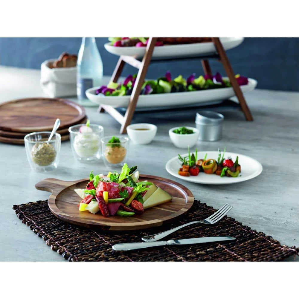 Best Sale ๐ Artesano 9-1/2 in. Wood Tray Cover for Vegetable Bowl by Villeroy & Boch ๐งจ - Image 4