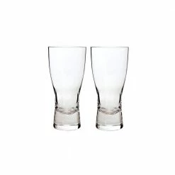 Discount ⌛ China 13.52 oz. Clear Glass Tumblers (Set of 2) by Denby 👍