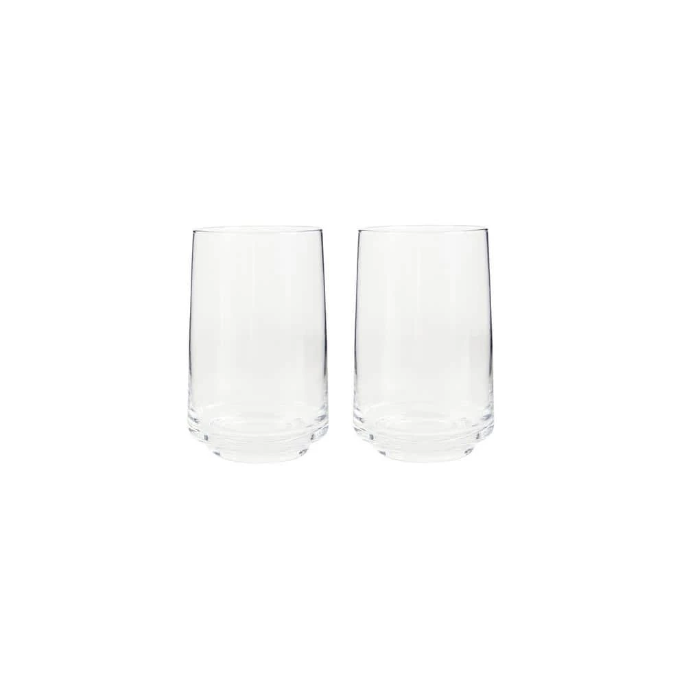 Cheapest ๐คฉ Natural Canvas 16.90 oz. Clear Glass Tumblers (Set of 2) by Denby ๐