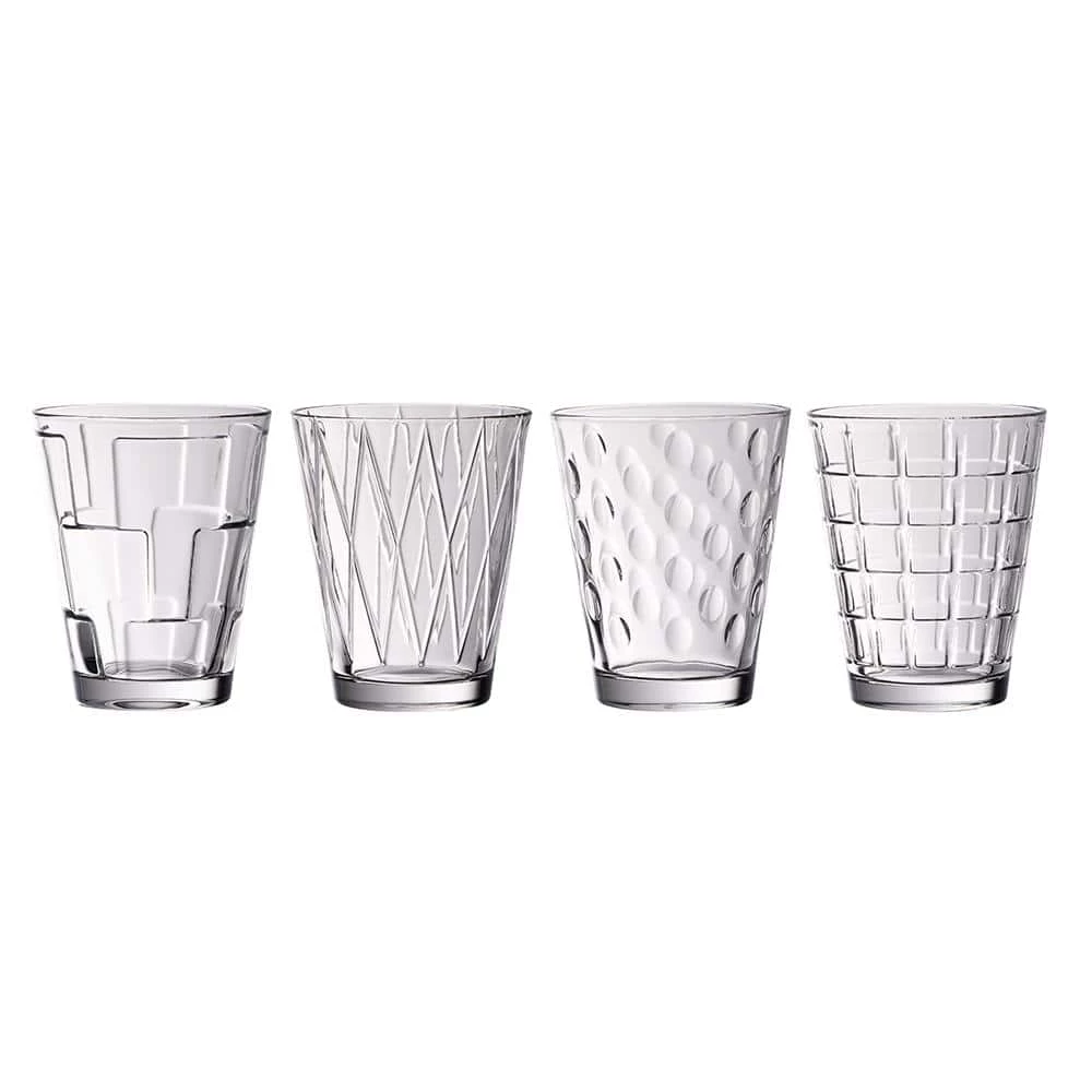 Best reviews of ๐ฅ Dressed Up 4-Piece Glass Tumbler Set Assorted Designs by Villeroy & Boch ๐
