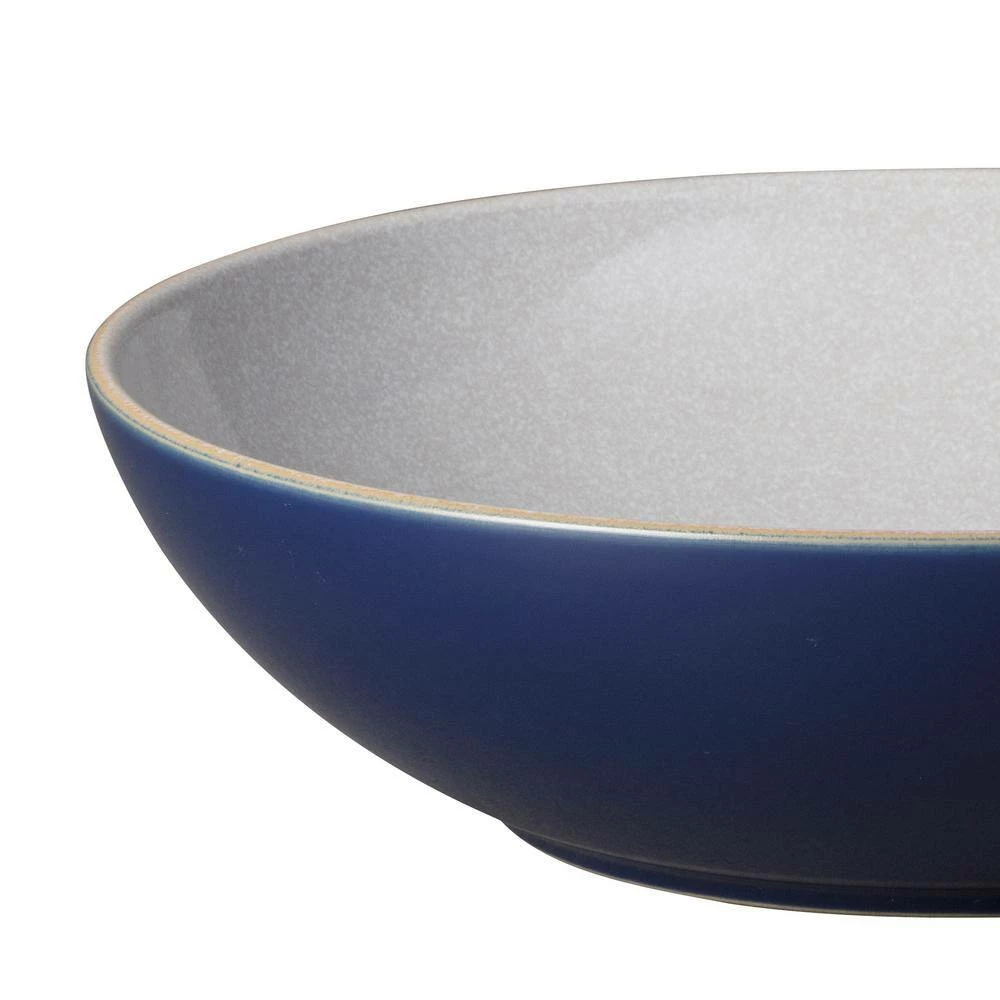 Hot Sale โญ Elements Dark Blue 10 in. Stoneware Serving Bowl 67.6 oz. by Denby ๐ - Image 4