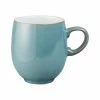 Best Pirce 💯 Azure 13.52 oz. Turquoise Stoneware Large Coffee Mug by Denby 👏