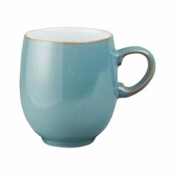 Best Pirce 💯 Azure 13.52 oz. Turquoise Stoneware Large Coffee Mug by Denby 👏