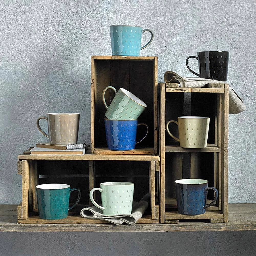 Cheap ๐ 13.52 oz. Imperial Blue Stoneware Cascade Coffee Mug by Denby ๐ - Image 4