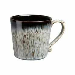 Outlet 💯 Halo 13 oz. Black and Blue Heritage Mug by Denby 😍