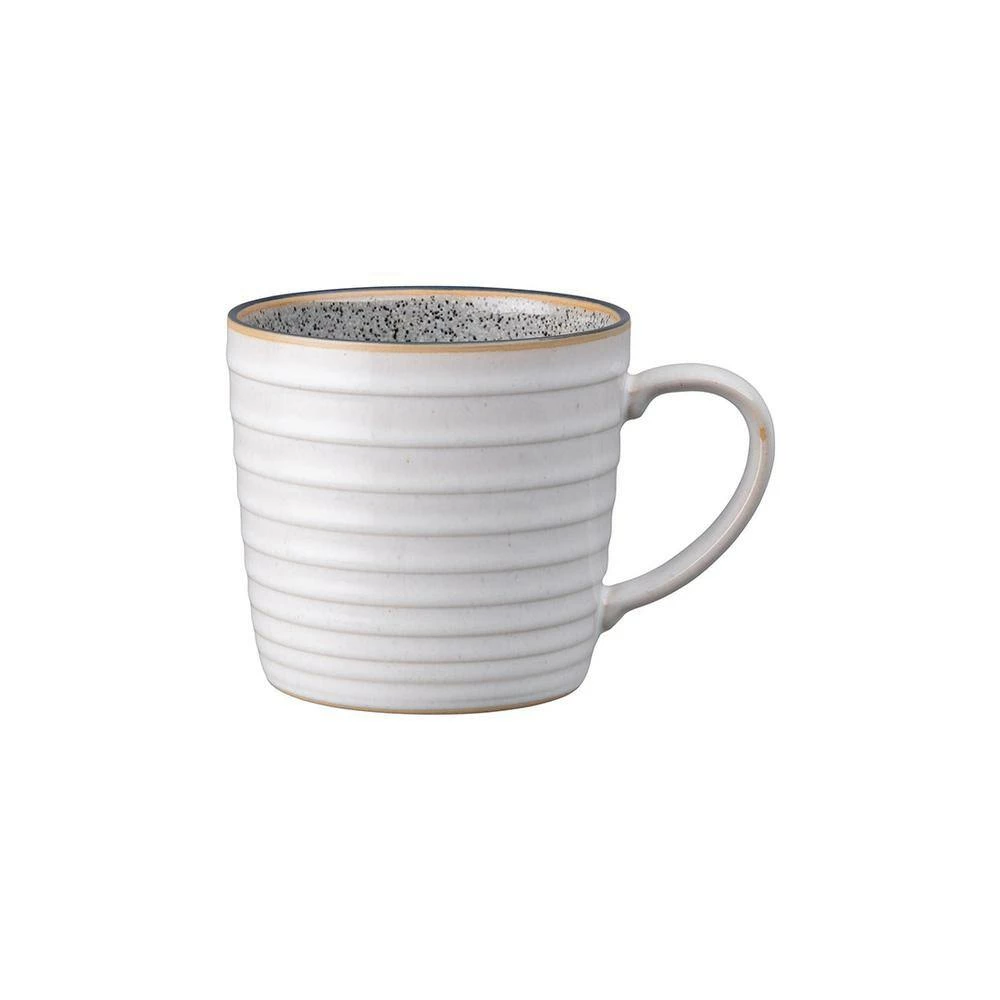 Buy 🎁 13.52 oz. Studio Grey/White Ridged Coffee Mug Set 2-Piece by Denby ❤️ - Image 2
