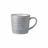 Cheap 😀 13.52 oz. Studio Grey/White Ridged Coffee Mug by Denby 😍