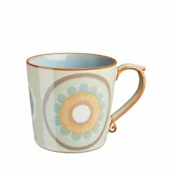 Coupon ⭐ Heritage Terrace 13.18 oz. Multi-Colored Stoneware Large Coffee Mug by Denby 🔥