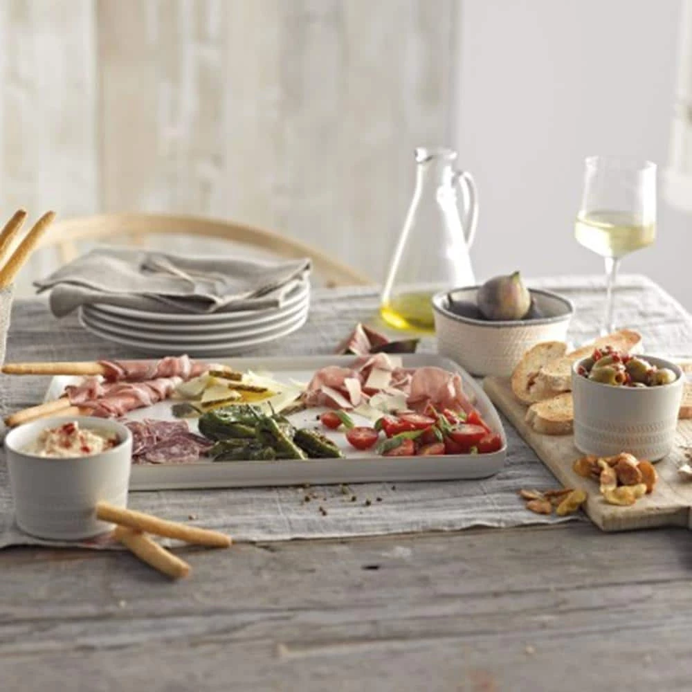 Coupon 🥰 Natural Canvas Stoneware Small Rectangular Platter by Denby 🎁 - Image 3