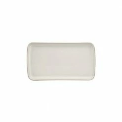 Coupon 🥰 Natural Canvas Stoneware Small Rectangular Platter by Denby 🎁
