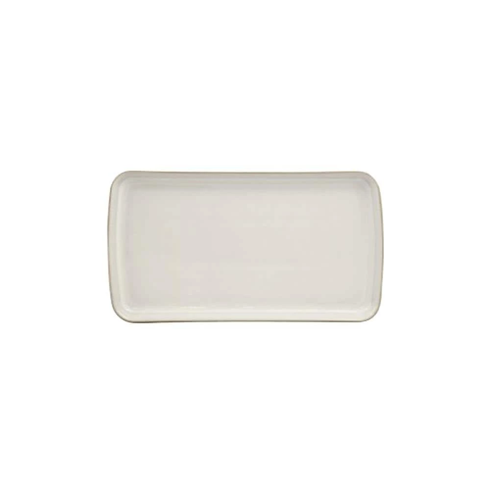 Coupon 🥰 Natural Canvas Stoneware Small Rectangular Platter by Denby 🎁
