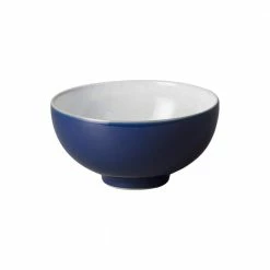 New 🔔 16.2 oz. Elements Dark Blue Rice Bowl by Denby 🥰