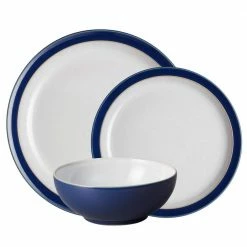 Hot Sale 😀 Elements Dark Blue 3-Piece Set (Service for 1) by Denby 👍