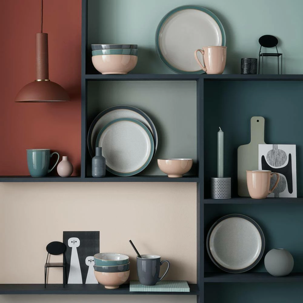 Best Sale โค๏ธ Elements Fern Green 10 in. Stoneware Serving Bowl 67.6 oz. by Denby ๐ - Image 2