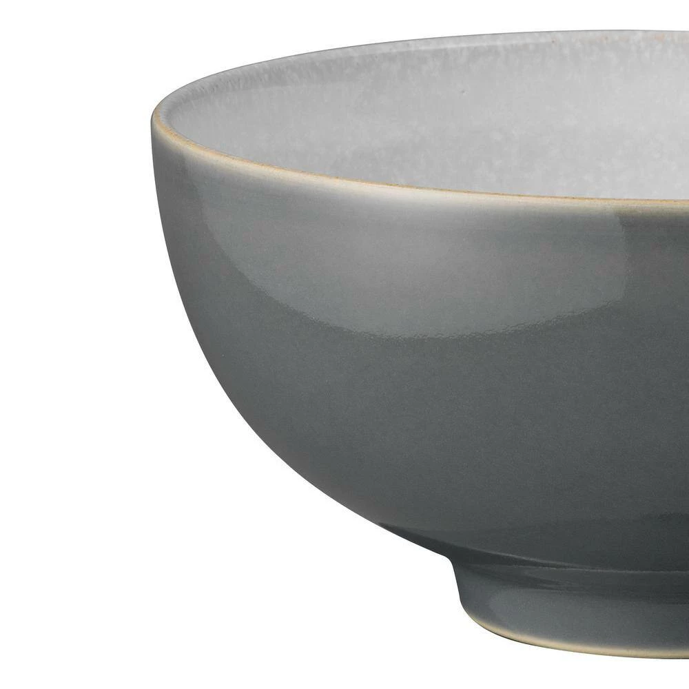 New โญ 16.2 oz. Elements Fossil Grey Rice Bowl by Denby ๐ - Image 3