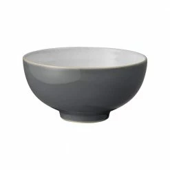 New ⭐ 16.2 oz. Elements Fossil Grey Rice Bowl by Denby 🎁