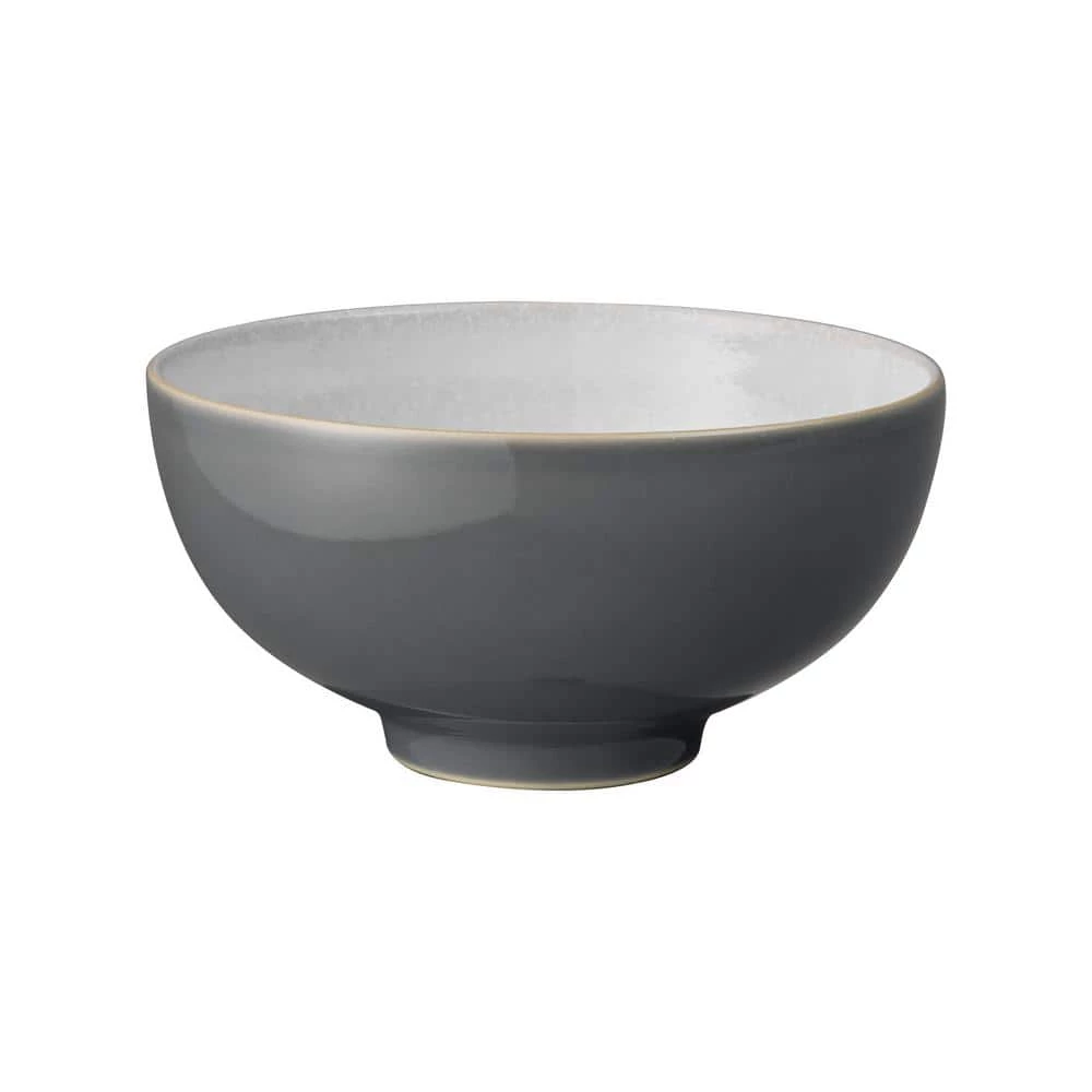 New โญ 16.2 oz. Elements Fossil Grey Rice Bowl by Denby ๐