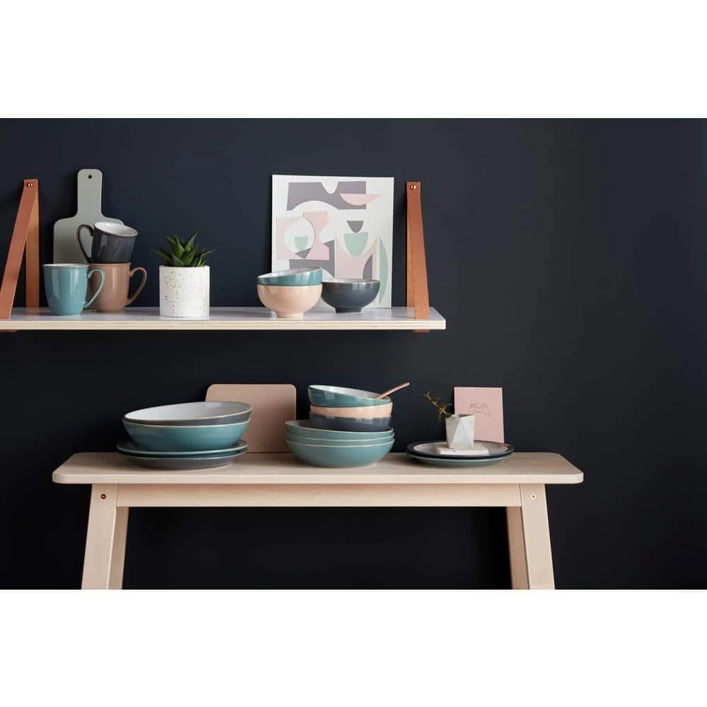 Hot Sale โ๏ธ Elements Fossil Grey Medium Plate by Denby โจ - Image 4