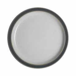 Hot Sale ✔️ Elements Fossil Grey Medium Plate by Denby ✨
