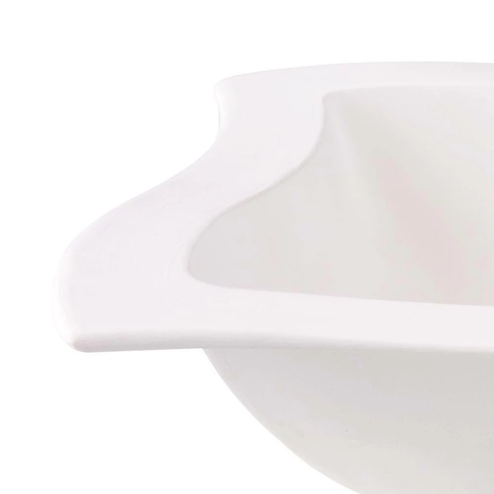 Coupon 😉 New Wave White Porcelain 13 in. Square Salad Bowl by Villeroy & Boch 🥰 - Image 2