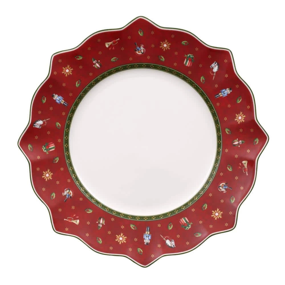 Buy โ๏ธ Toy's Delight 11.5 in. Red Dinner Plate by Villeroy & Boch โจ