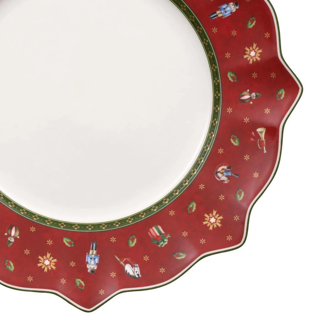 Buy โ๏ธ Toy's Delight 11.5 in. Red Dinner Plate by Villeroy & Boch โจ - Image 2