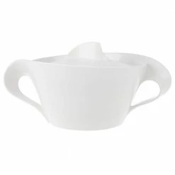 Cheapest 😉 New Wave White Porcelain Covered Vegetable Bowl by Villeroy & Boch ✨