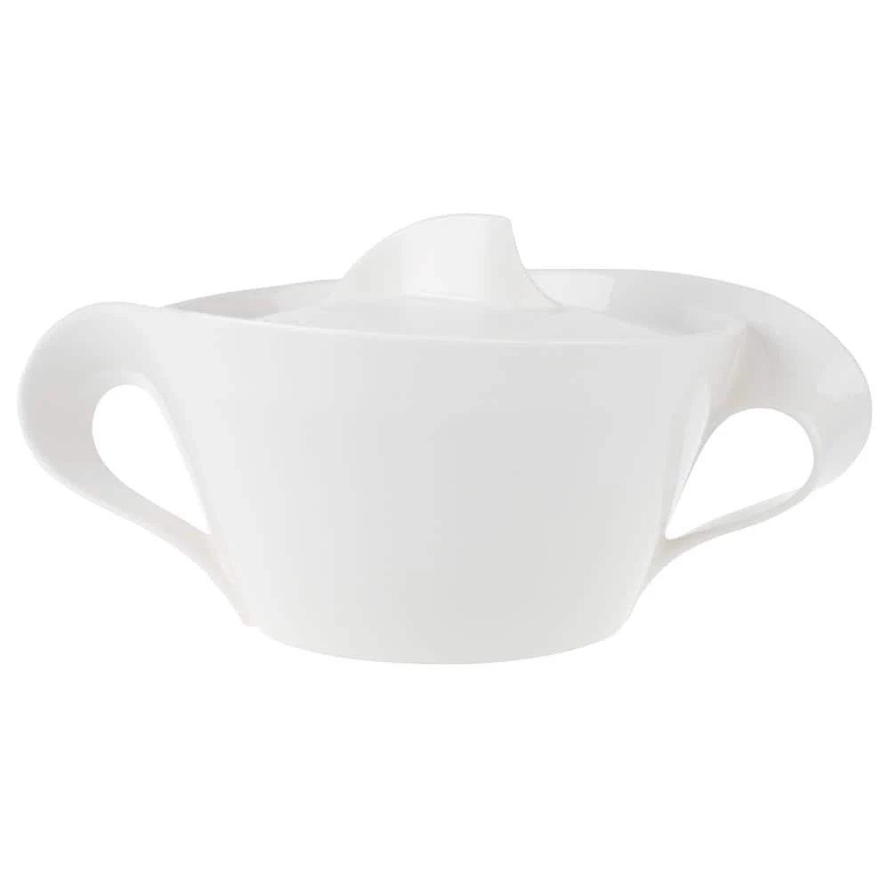 Cheapest ๐ New Wave White Porcelain Covered Vegetable Bowl by Villeroy & Boch โจ