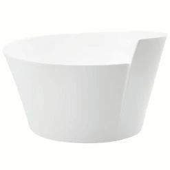 Deals 😀 New Wave White Porcelain 11 in. Round Serving Bowl by Villeroy & Boch 😀