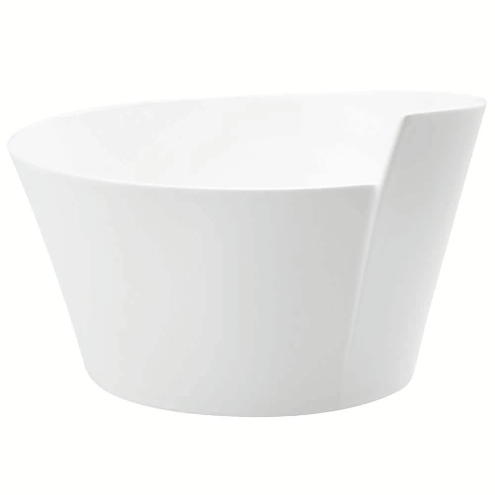 Deals ๐ New Wave White Porcelain 11 in. Round Serving Bowl by Villeroy & Boch ๐