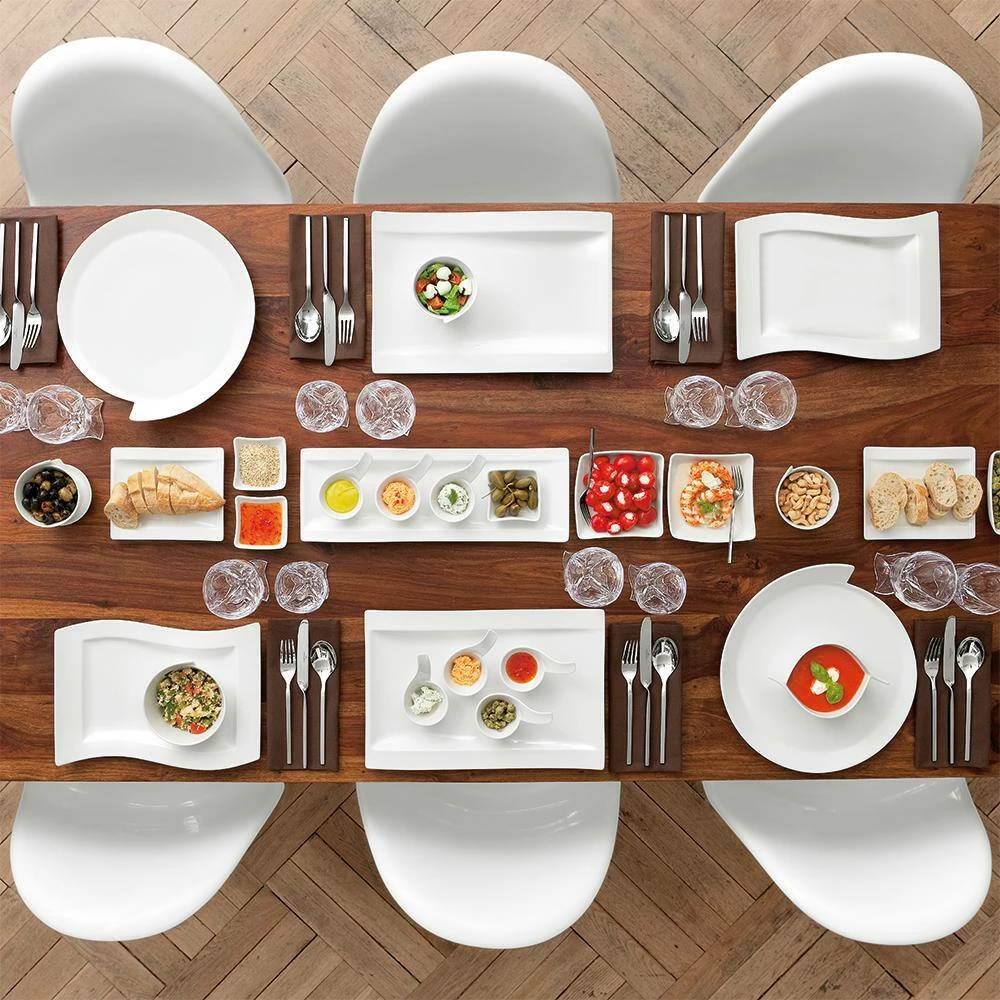 Promo 😍 NewWave 5-Piece White Serve-Key Item Set by Villeroy & Boch 👏 - Image 3