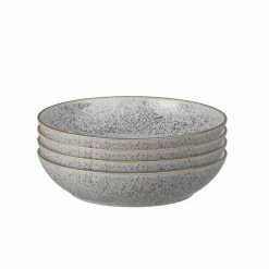 Best reviews of 🔥 Studio Grey Stoneware 13.52 fl. oz. Pasta Bowl (Set of 4) by Denby ✨