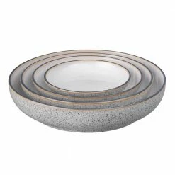 Discount ❤️ Studio Grey Stoneware 30.43 fl. oz. Nesting Bowl (Set of 4) by Denby 😉