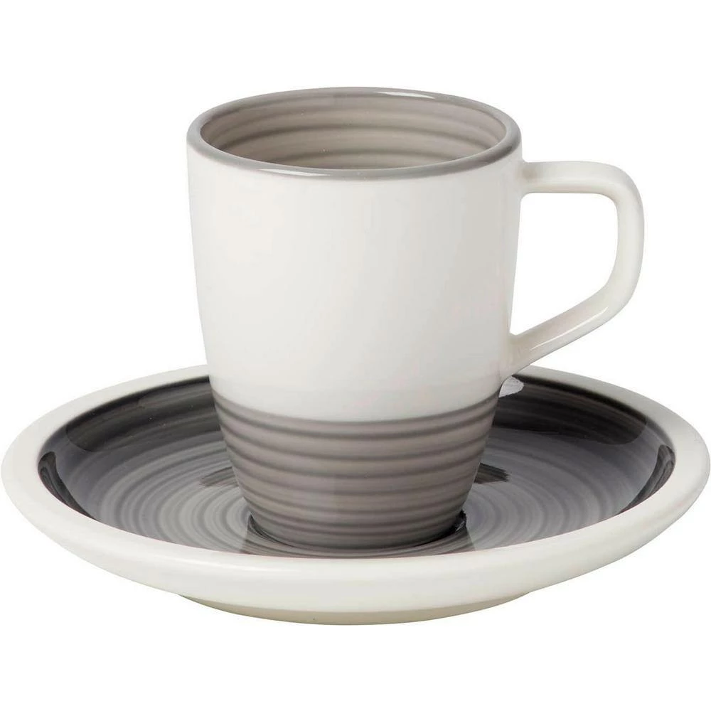 Best deal 💯 Manufacture Gris 4-3/4 in. Espresso Cup Saucer by Villeroy & Boch ⭐ - Image 4