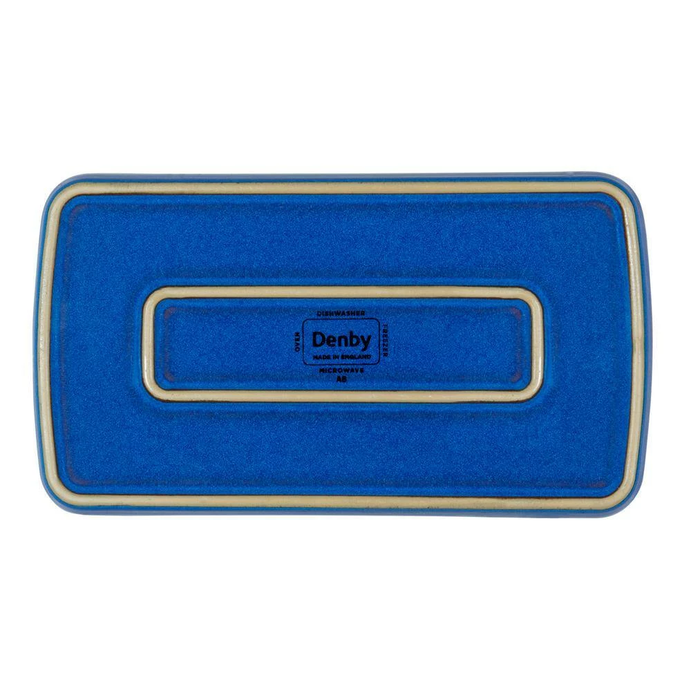 Buy ๐ Imperial Blue Rectangular Platter by Denby โค๏ธ - Image 2