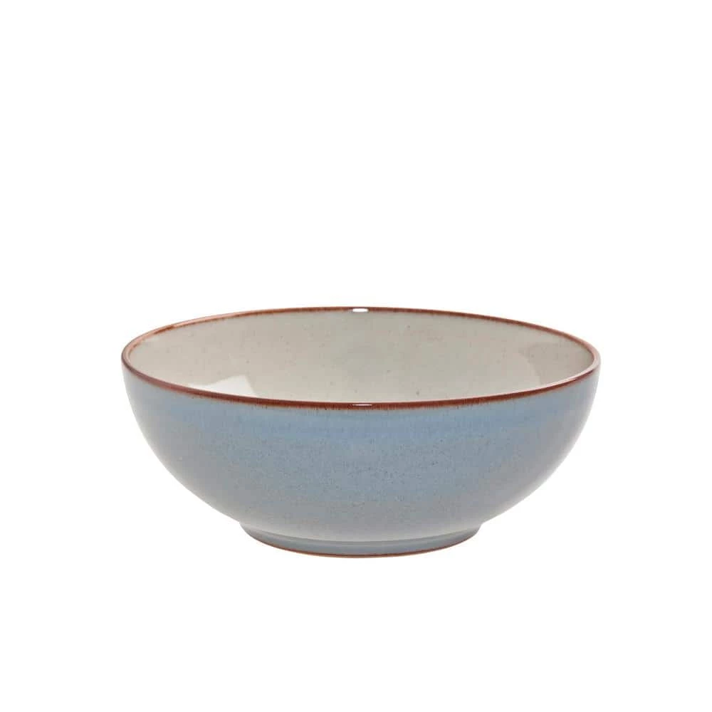 Hot Sale โจ Heritage Terrace Stoneware 27.72 oz. Light Blue Cereal Bowl by Denby ๐งจ