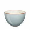 Deals 🤩 Heritage Terrace Stoneware 30.43 fl. oz. Light Blue Deep Noodle Bowl by Denby ✨
