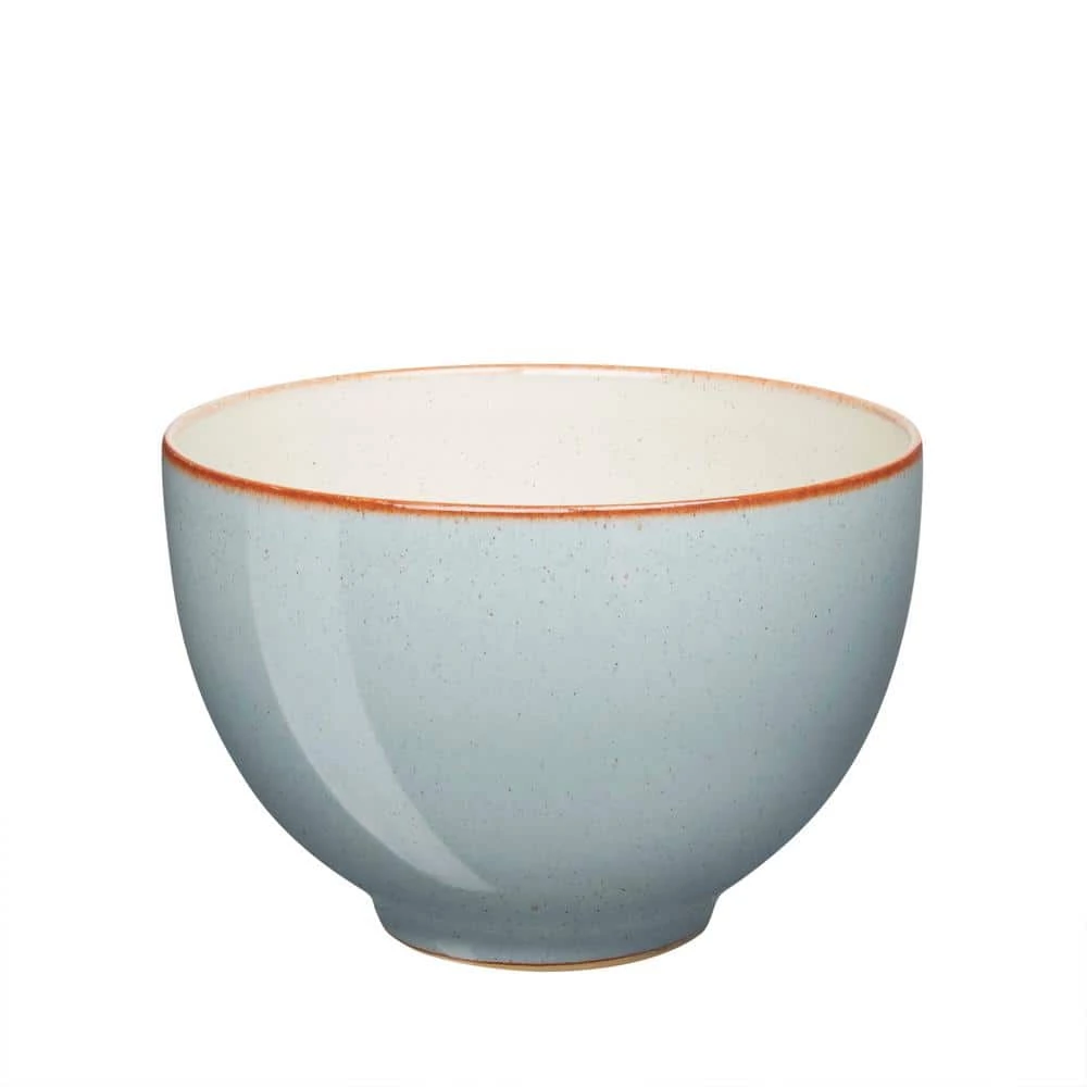 Deals ๐คฉ Heritage Terrace Stoneware 30.43 fl. oz. Light Blue Deep Noodle Bowl by Denby โจ