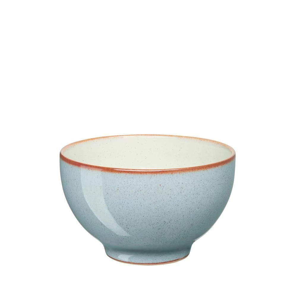 Brand new ๐ Heritage Terrace Stoneware 10 fl. oz. Light Blue Small Bowls (Set of 4) by Denby โ๏ธ - Image 3