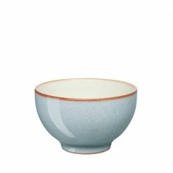 Cheap ✔️ Heritage Terrace Stoneware 10.48 Gray/Blue Small Bowl by Denby 🌟
