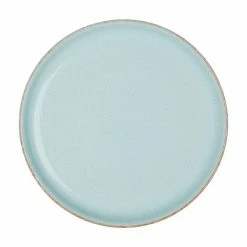 Best Sale ⌛ Heritage Pavilion Light Blue Medium Coupe Plate by Denby ⭐