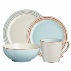 Best reviews of ⭐ Heritage Pavilion 4-Piece Multi-Colored Dinnerware Set by Denby 😍