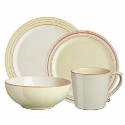 Best deal 😍 Heritage Veranda 4-Piece Multi-Colored Dinnerware Set by Denby 🥰
