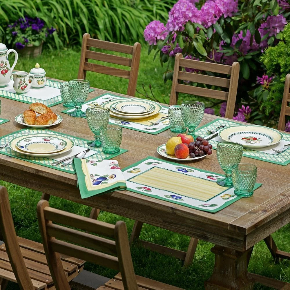 Best Sale 🛒 French Garden 20 in. W x 14 in. L Multi-Color Print Placemats (Set of 4) by Villeroy & Boch 🥰 - Image 3