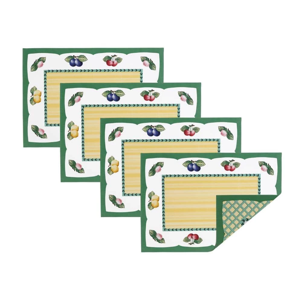 Best Sale 🛒 French Garden 20 in. W x 14 in. L Multi-Color Print Placemats (Set of 4) by Villeroy & Boch 🥰 - Image 2