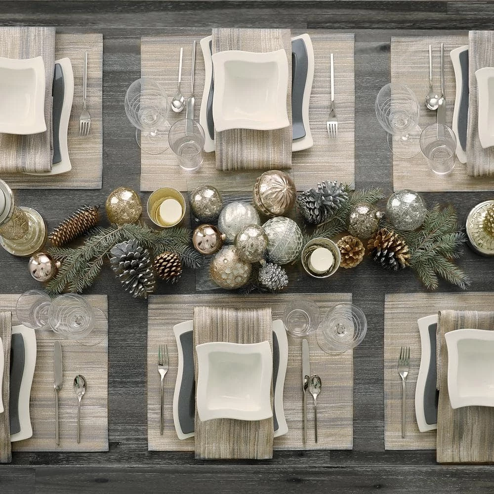 Wholesale 🥰 14 in. W x 20 in. L Multi Radcliffe Jacquard Placemats (Set of 4) by Villeroy & Boch ✔️ - Image 3