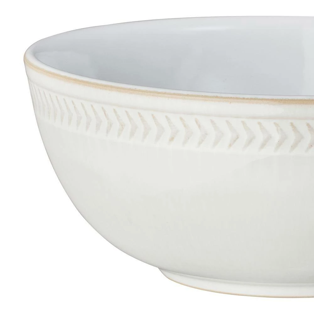 Outlet ๐ฏ Natural Canvas Textured Stoneware Cereal Bowls 25 fl. oz. (Set of 4) by Denby โ๏ธ - Image 3