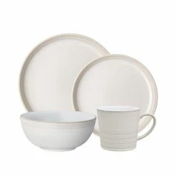 Coupon ๐ Natural Canvas Coupe 4 -Piece Set (Service for 1) by Denby ๐ฅฐ